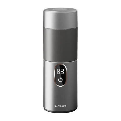 LePresso MokaRise Electric Moka Maker 150ml Silver