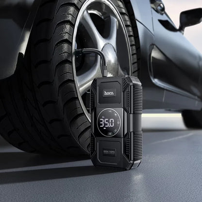 QS6 Clever 8000mAh Jump Starter Power Bank with Air Pump