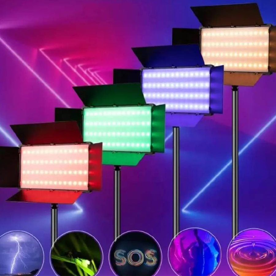 LED 600 RGB Professional Photo & Video Kit Pro 600 Studio Light