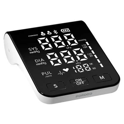 Porodo LiveOn - Digital Blood Pressure Monitor with Dual-User Memory
