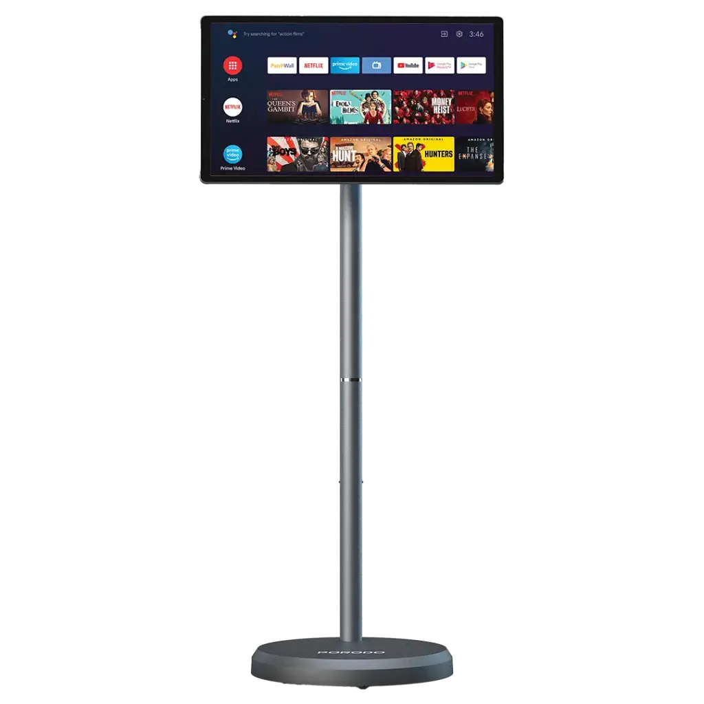 Porodo Surf 21.5" Portable Smart Monitor with 27000mAh Battery Capacity - Gray