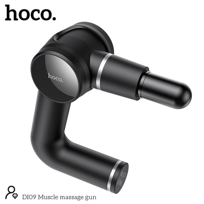 HOCO DI09 Fascia Gun Muscle Massager Black Color - hocotech