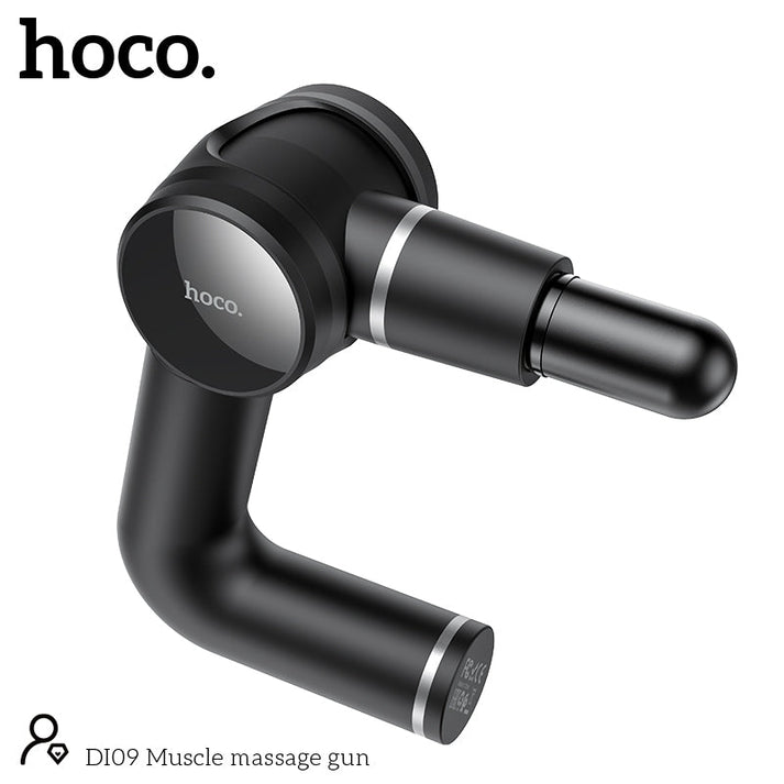 HOCO DI09 Fascia Gun Muscle Massager Black Color - hocotech
