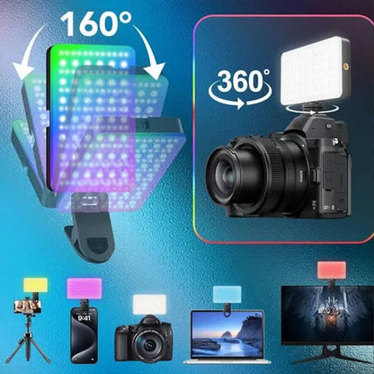 Roza F06 RGB Selfie Light – 40 LED MagSafe Ring Light for Mobile