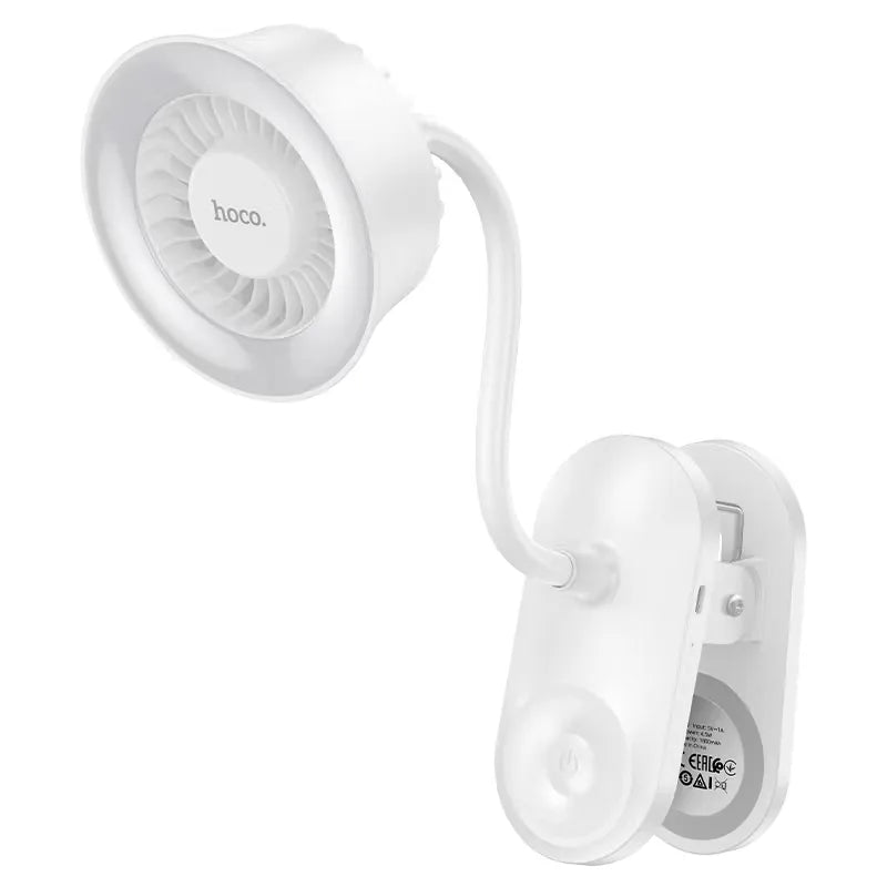 Portable Fan HX610 Clip-On with LED Lamp