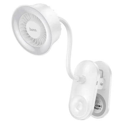 Portable Fan HX610 Clip-On with LED Lamp
