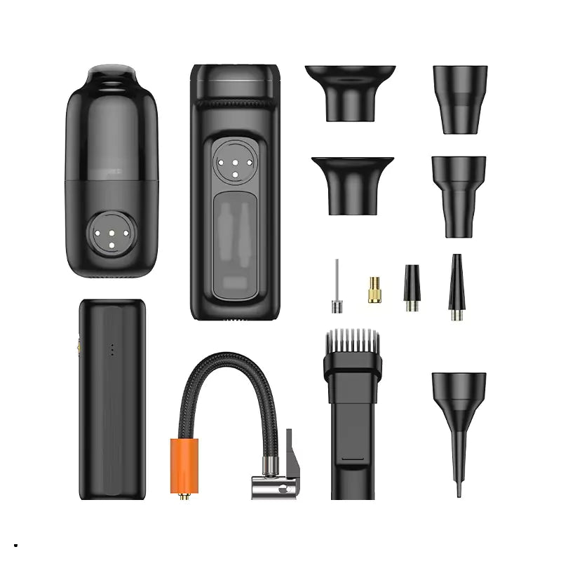 Hoco Cool 5-in-1 Multifunctional Vacuum Cleaner & Air Pump Black DPH05 - Saif Al Najmi Kw
