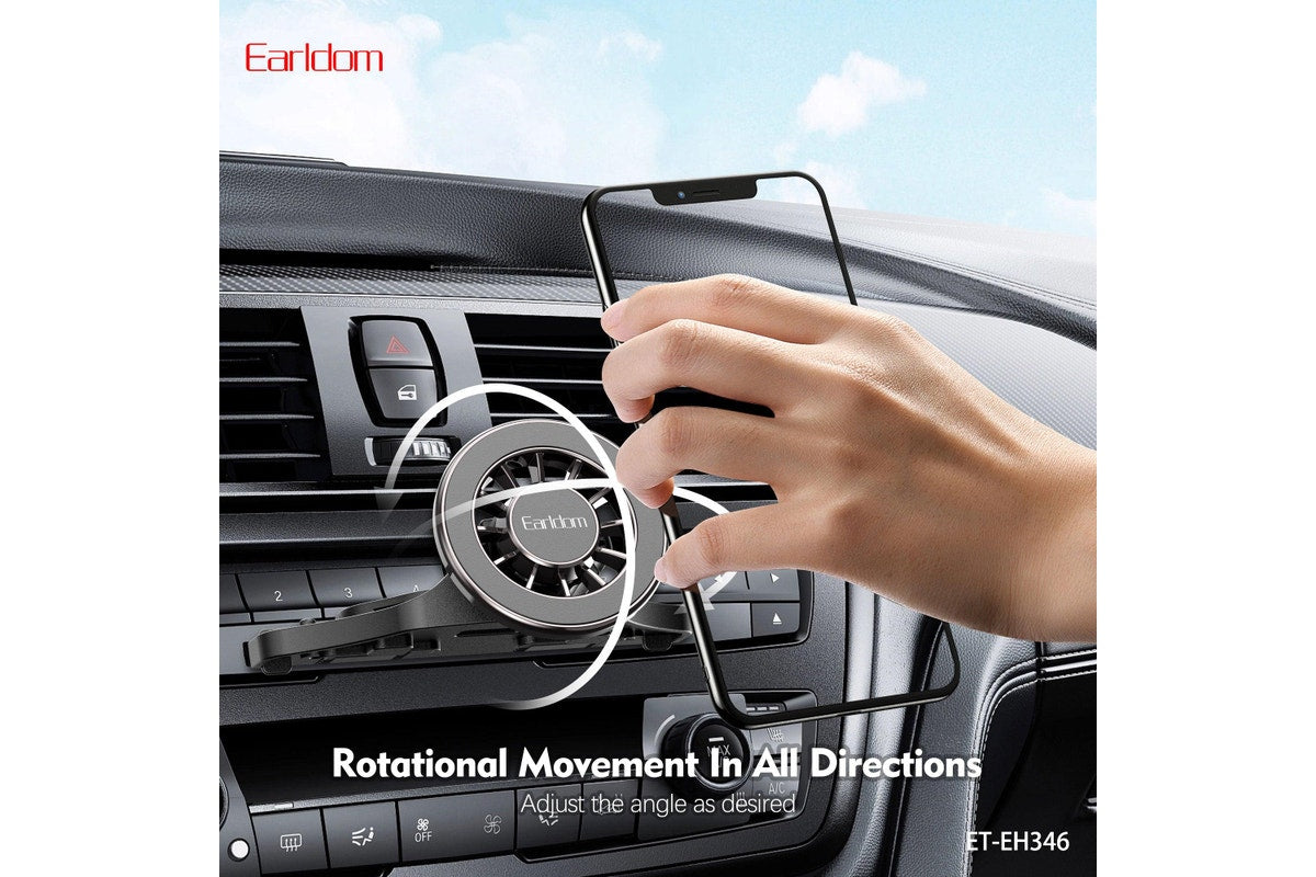Magnetic Car Phone Holder for iPhone and Android - Strong Magnet Mount