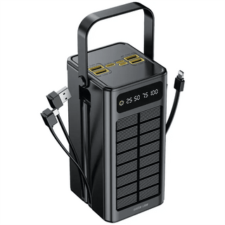60,000mAh Power Bank Green Lion Solar X PD 20W Fast Charging - Black - Saif Al Najmi KwPower BanksGreen LionSaif Al Najmi Kw60,000mAh Power Bank Green Lion Solar X PD 20W Fast Charging - Black
