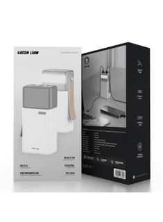 60,000mAh Power Bank Green Lion Voyager 60 PD 20W - White - Saif Al Najmi KwPOWER STATIONGreen LionSaif Al Najmi Kw60,000mAh Power Bank Green Lion Voyager 60 PD 20W - White