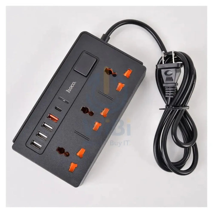HOCO DC15 Two-In-One Multi-Socket Extension – 30W 3-Way