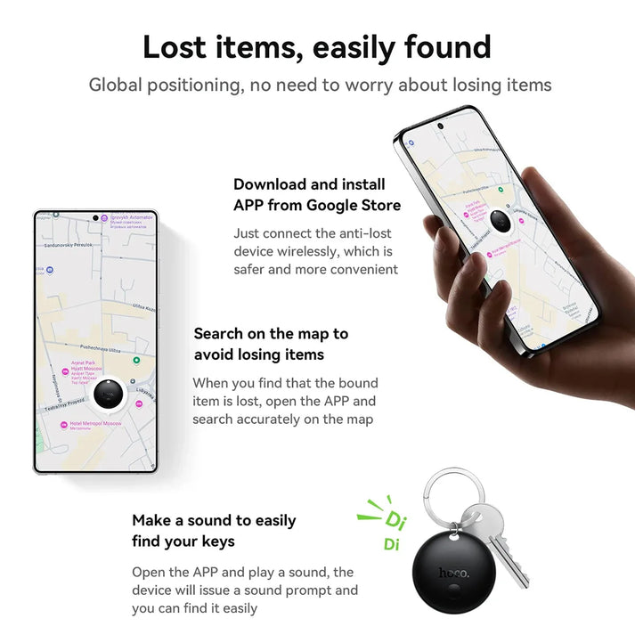 HOCO E93A Smart Tracker for Android — Google Find My Device