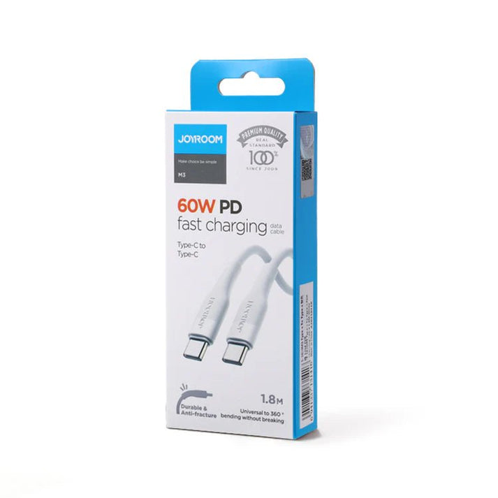 60W Type - c To Type - c cable S - 1230M3 - White - Saif Al Najmi KwData CablesJOYROOMSaif Al Najmi KwS-1230M3 - White13082160W Type - c To Type - c cable S - 1230M3 - White - Saif Al Najmi Kw