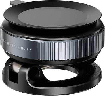 K007 Wireless Car Phone Mount – Vacuum Suction Holder (Black)