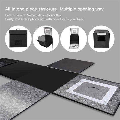 Professional LED Photo Studio Light Tent 60×60cm