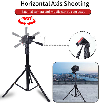 Jmary KP-2206 169cm Aluminum Tripod Stand for Phone & Camera