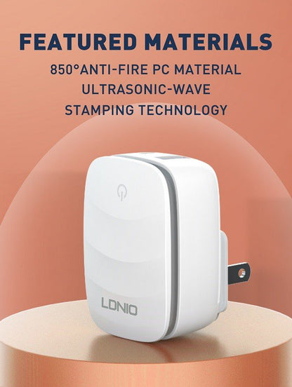 LDNIO 20W LED Lamp Fast Charger A2425C - Saif Al Najmi Kw