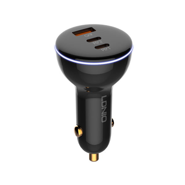 LDNIO 160W 3 USB Super Fast Car charger C102 - Saif Al Najmi Kw