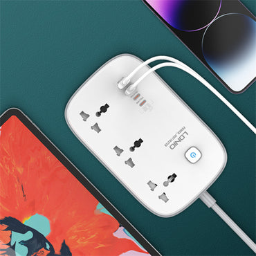 3 AC Outlets 4 USB Power Strip SC3416 - Saif Al Najmi Kw