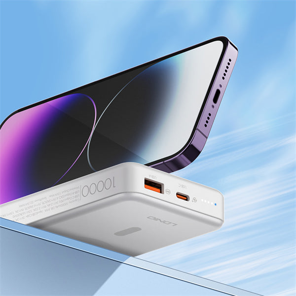 LDNIO PQ16 10000mAh Magnetic Wireless Power Bank – Fast Charging MagSafe Compatible - Saif Al Najmi Kw