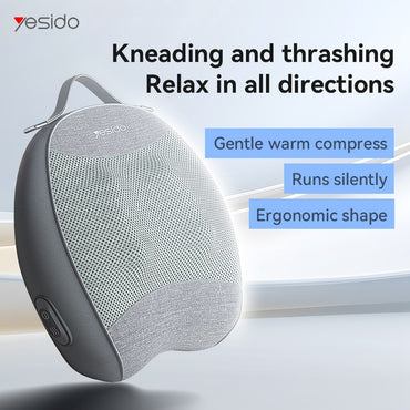 Yesido MG15 Rechargeable Back Massager – Hot Compress Ergonomic Fatigue Relief Tool