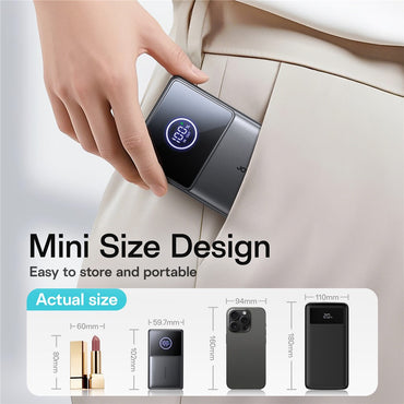 Joyroom JR-PR1 10000mAh Mini Power Bank – 22.5W Fast Charging