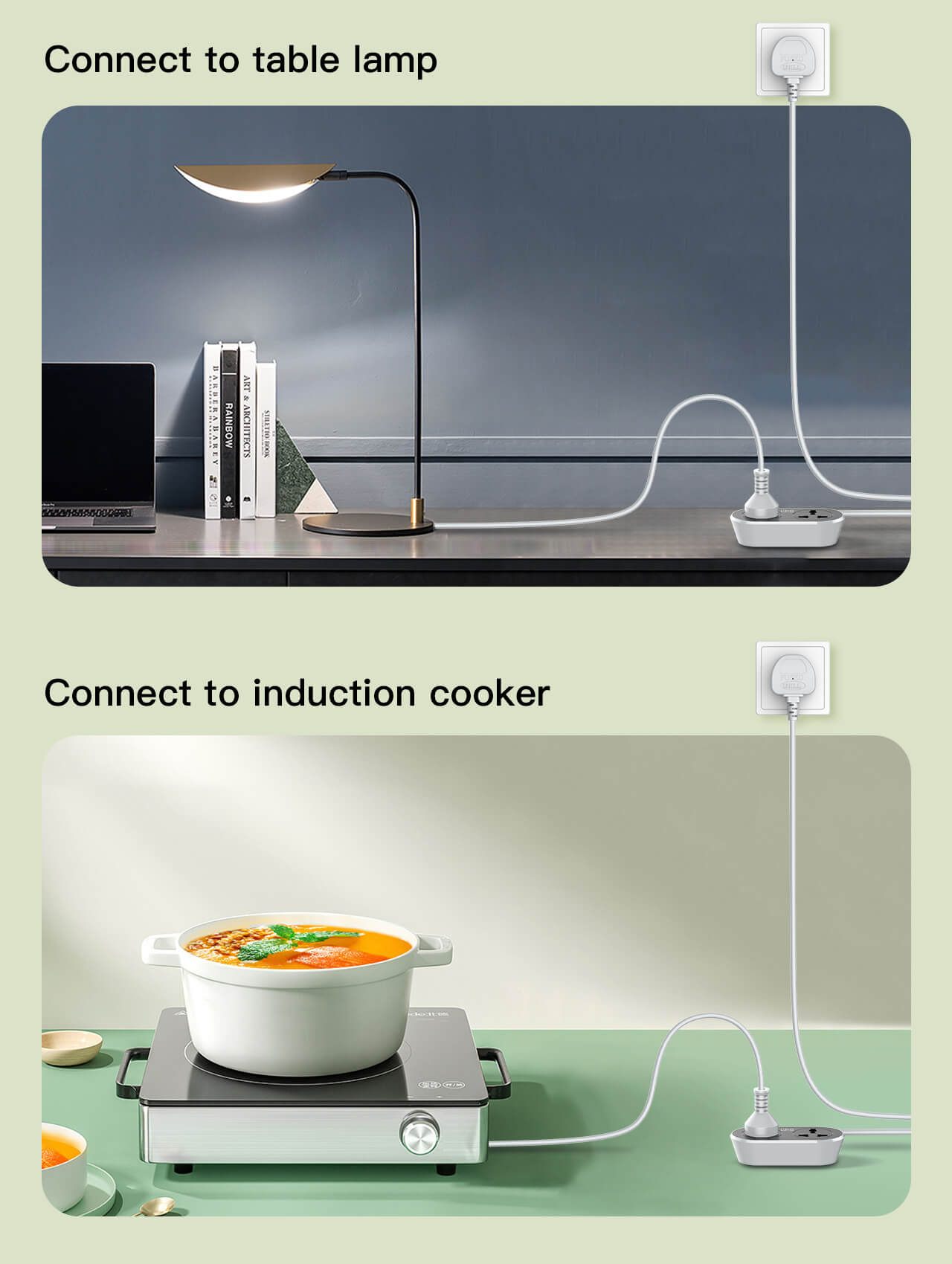 LDNIO 2 AC Outlet Universal Extension Power Socket SC2018 10M - Saif Al Najmi Kw