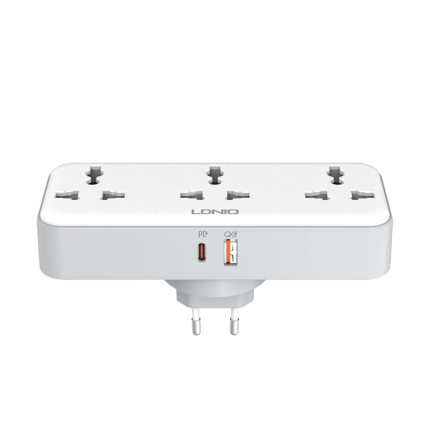 LDNIO SC3317 Universal Outlet Rotatable Power Socket 2500W – Multi-Device Charging - Saif Al Najmi Kw