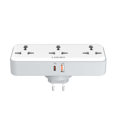 LDNIO SC3317 Universal Outlet Rotatable Power Socket 2500W – Multi-Device Charging - Saif Al Najmi Kw