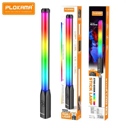 Plokama VL-06 Pro RGB Light Stick — Rechargeable 7W