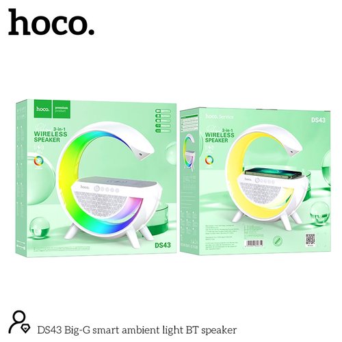 Hoco DS43 Big-G Smart Ambient Wireless Charging BT Speaker - Saif Al Najmi Kw