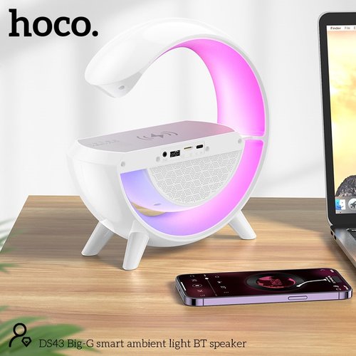 Hoco DS43 Big-G Smart Ambient Wireless Charging BT Speaker - Saif Al Najmi Kw