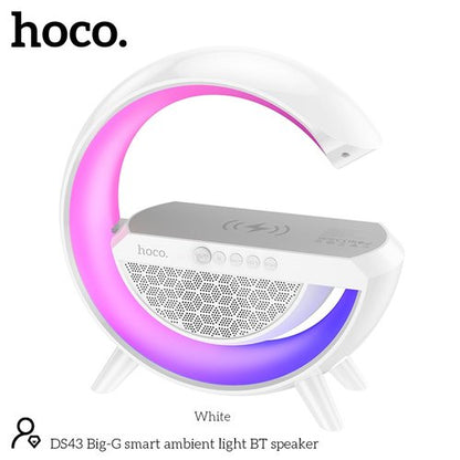 Hoco DS43 Big-G Smart Ambient Wireless Charging BT Speaker - Saif Al Najmi Kw