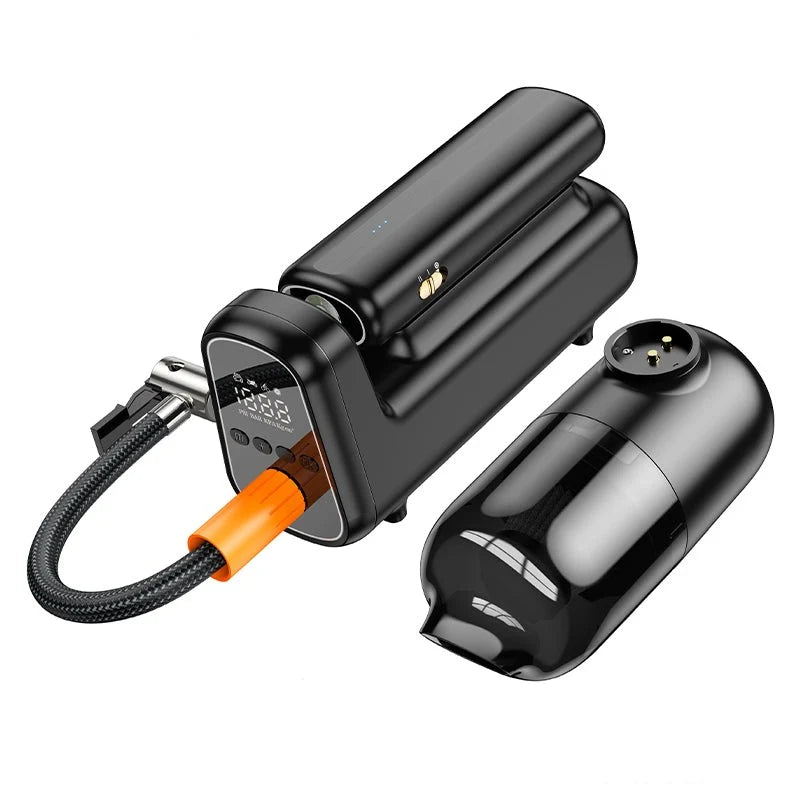 Hoco Cool 5-in-1 Multifunctional Vacuum Cleaner & Air Pump Black DPH05 - Saif Al Najmi Kw