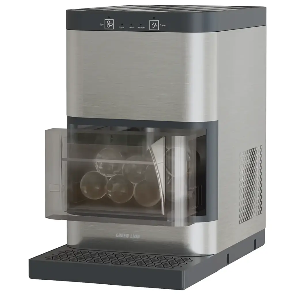 Green Lion Crystal Sphere Ice Maker – Gray