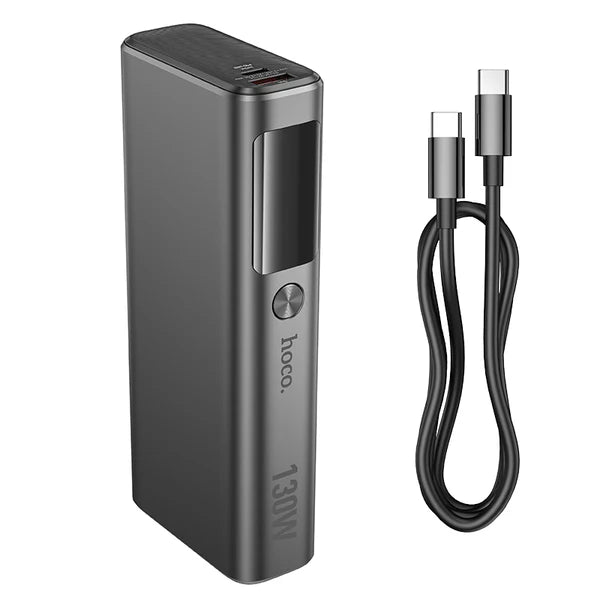 HOCO Q17B Fast Charging 130W Power Bank 20000mAh Aluminum Alloy Shell - Saif Al Najmi Kw