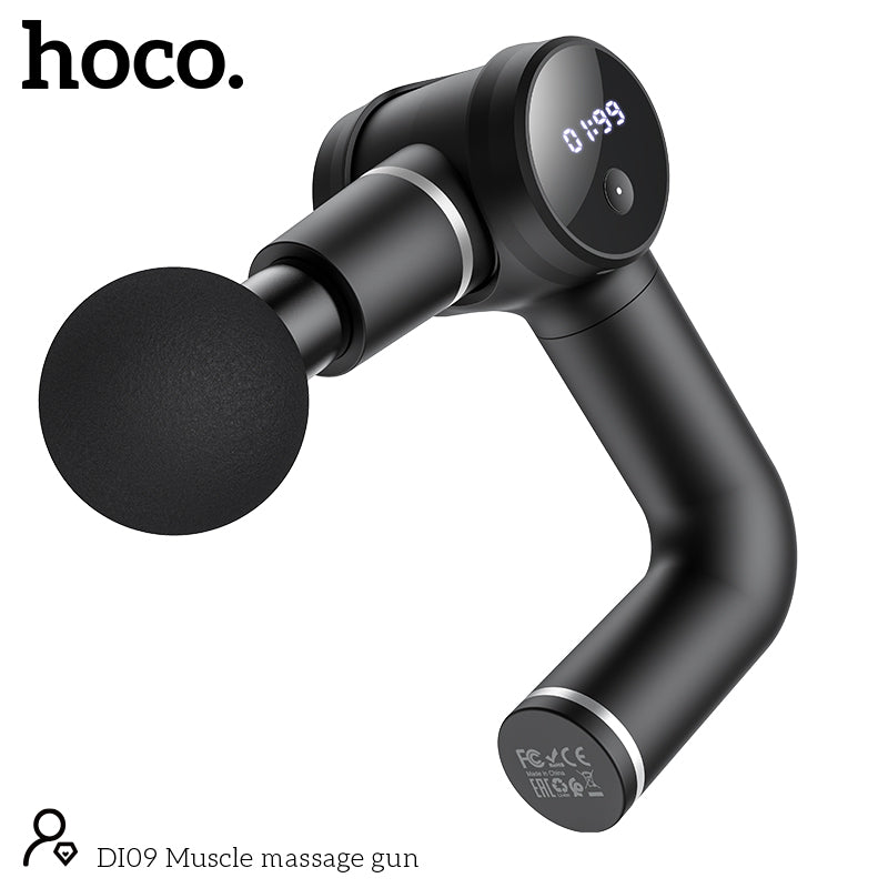 HOCO DI09 Fascia Gun Muscle Massager Black Color - hocotech