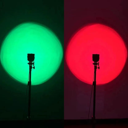 FSD-168 RGB Lighting Spotlight – Adjustable Head, Remote Control, Multi-Color Studio Light