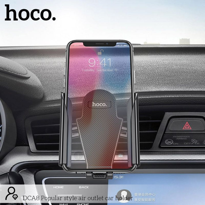Hoco DCA8 Popular Style Air Outlet Phone Holder - Saif Al Najmi Kw