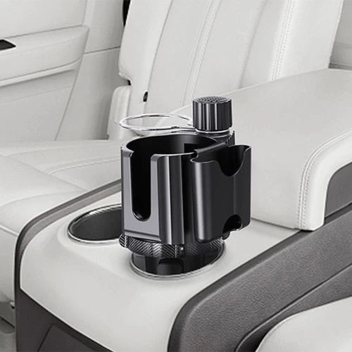 Car Cup Holder Expander with Phone Holder & Coaster - 360° Adjustable Base  html Copy - Saif Al Najmi Kw