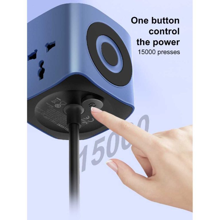 LDNIO SC3319 Universal Power Socket Cube - Multi-Outlet & USB Charging Hub - Saif Al Najmi Kw