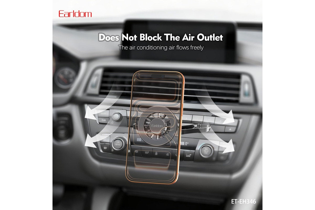 Magnetic Car Phone Holder for iPhone and Android - Strong Magnet Mount