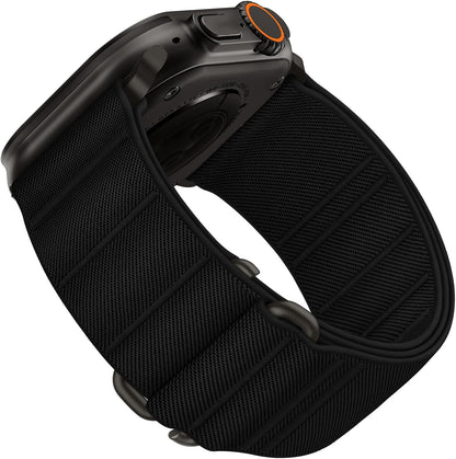 Suitisbest Stretchy Nylon Sport Loop Strap for Apple Watch – S-Hook Band (All Sizes & Series) "B" Quality