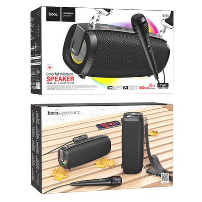 Hoco BS55 Gallant outdoor BT speaker with wired mic