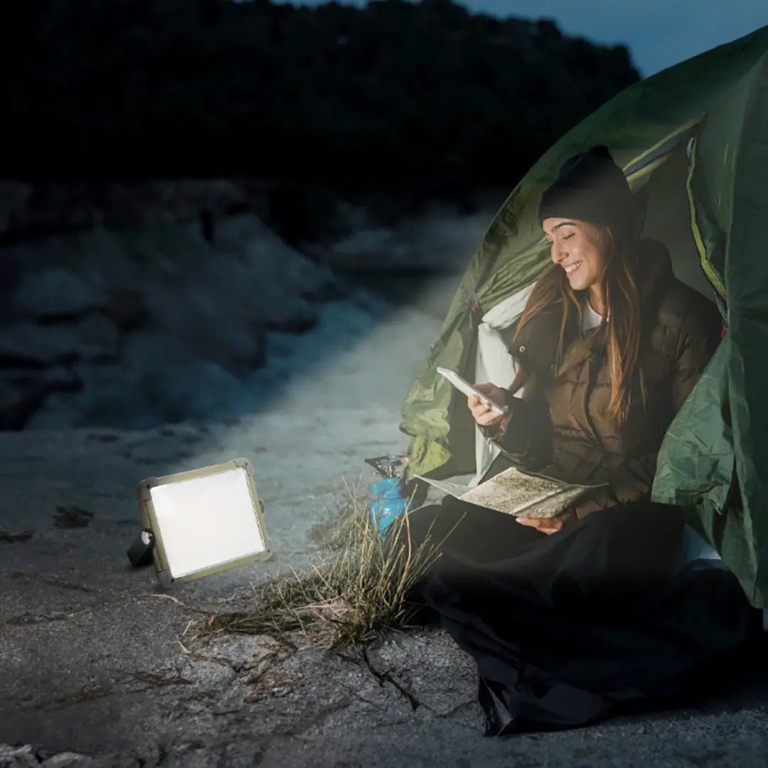 7200mAh Solar Camping Light Rechargeable LED Lantern Green Lion - Silver - Saif Al Najmi KwLED LightGreen LionSaif Al Najmi Kw7200mAh Solar Camping Light Rechargeable LED Lantern Green Lion - Silver