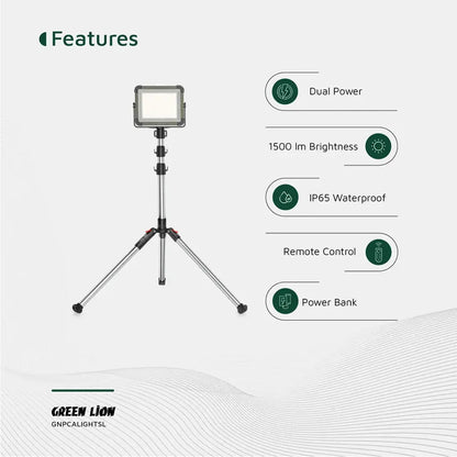 7200mAh Solar Camping Light Rechargeable LED Lantern Green Lion - Silver - Saif Al Najmi KwLED LightGreen LionSaif Al Najmi Kw7200mAh Solar Camping Light Rechargeable LED Lantern Green Lion - Silver