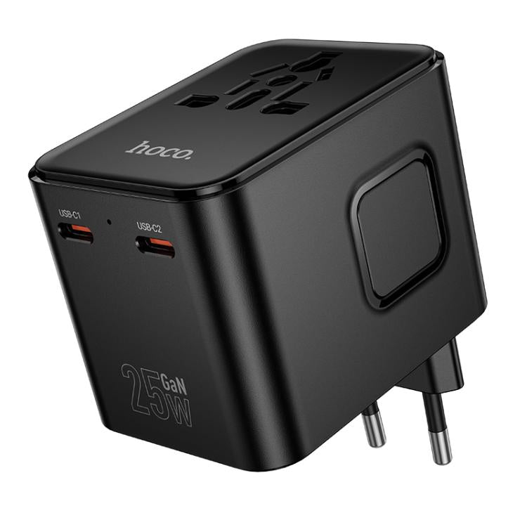 HOCO AC31 25W PD Fast Charger 3 Port USB-C + USB Wall Adapter