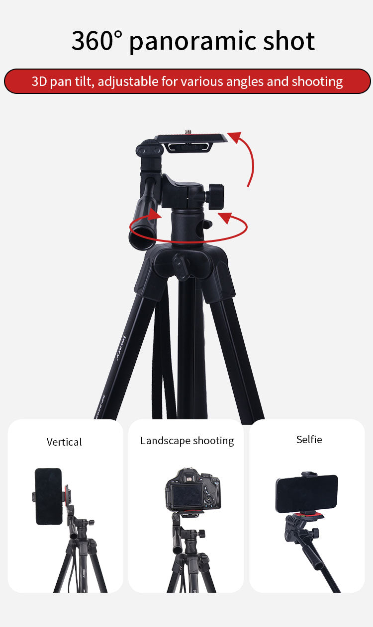 Jmary KP-2209 1.7M Horizontal Axis Tripod with Boom Arm