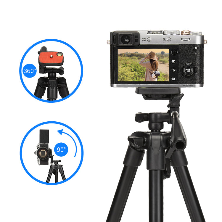 Jmary KP-2205 134cm Lightweight Tripod Stand with Phone Clip
