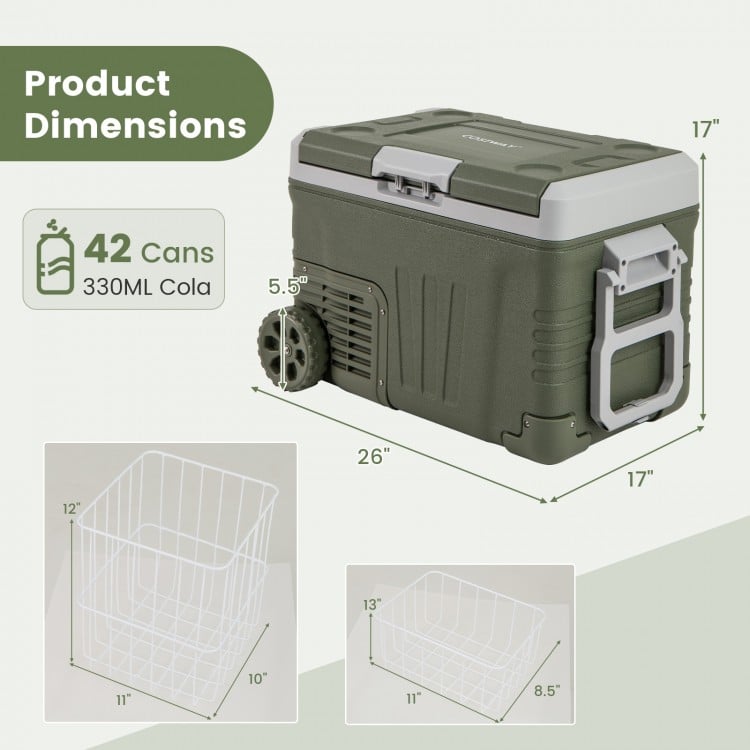 12V Portable Car Refrigerator 35L – Adjustable Cooling Range